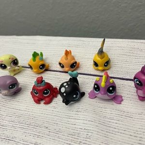 Littlest pet shop small figures sea creatures